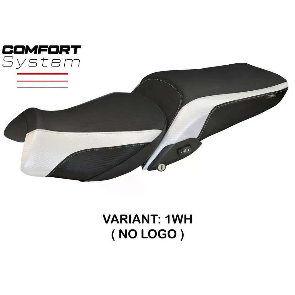 Housse de siège TPZ Italia spécifique pour BMW R 1200 RT (modèles 2014-2018) avec système de confort Olbia 1