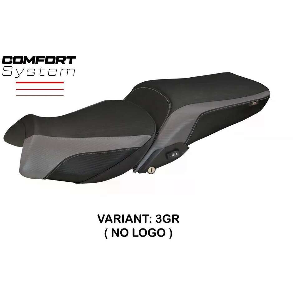 Housse de siège TPZ Italia spécifique pour BMW R 1200 RT (modèles 2014-2018) avec système de confort Olbia 1