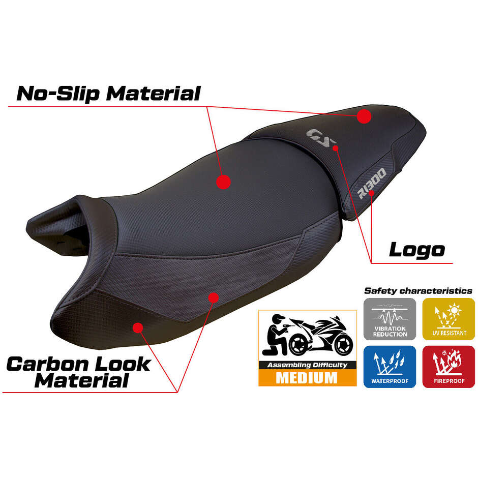 Housse de siège TPZ Italia spécifique pour BMW R 1300 GS modèle 2023-2025 Cologne
