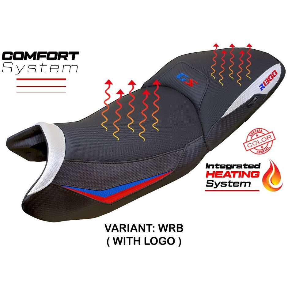 Housse de siège TPZ Italia spécifique pour BMW R 1300 GS Touring 2023-2025 - Système de confort chauffant