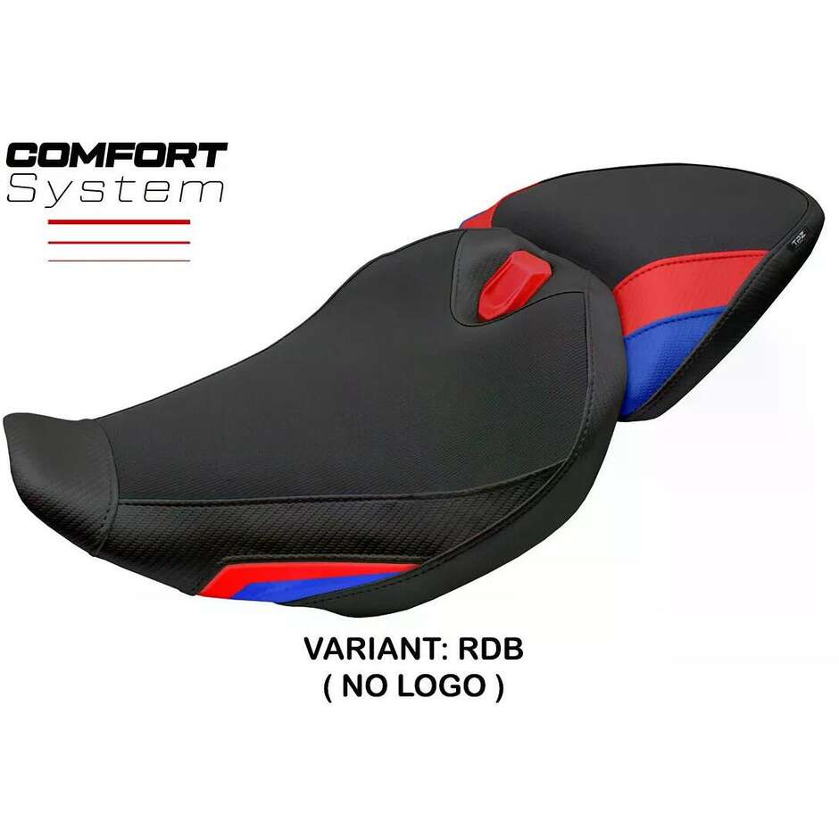 Housse de siège TPZ Italia spécifique pour BMW R 1300 RS (modèles 2025-2026) avec système de confort Sohar