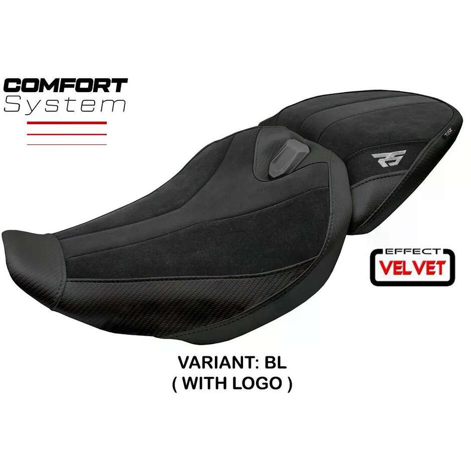 Housse de siège TPZ Italia spécifique pour BMW R 1300 RS (modèles 2025-2026), système de confort Sohar Velvet