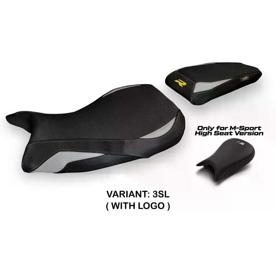 Housse de siège TPZ Italia spécifique pour BMW S 1000 R 2021-2025, modèle Petra