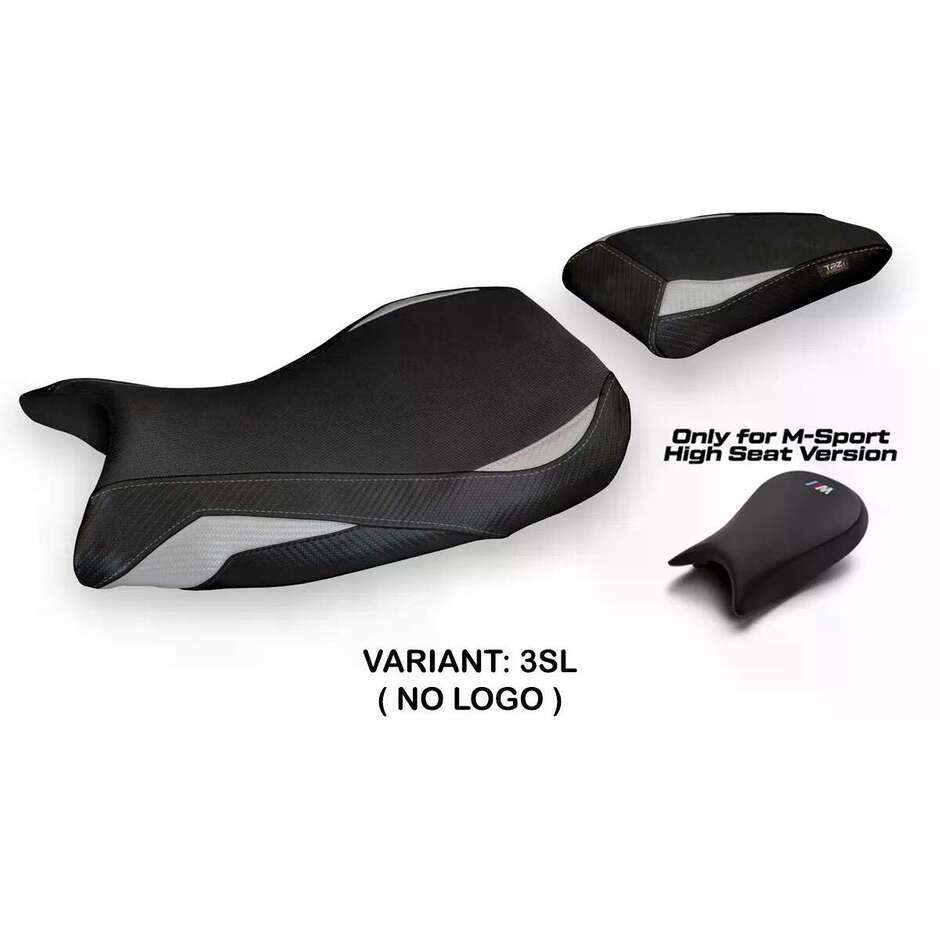 Housse de siège TPZ Italia spécifique pour BMW S 1000 R 2021-2025, modèle Petra