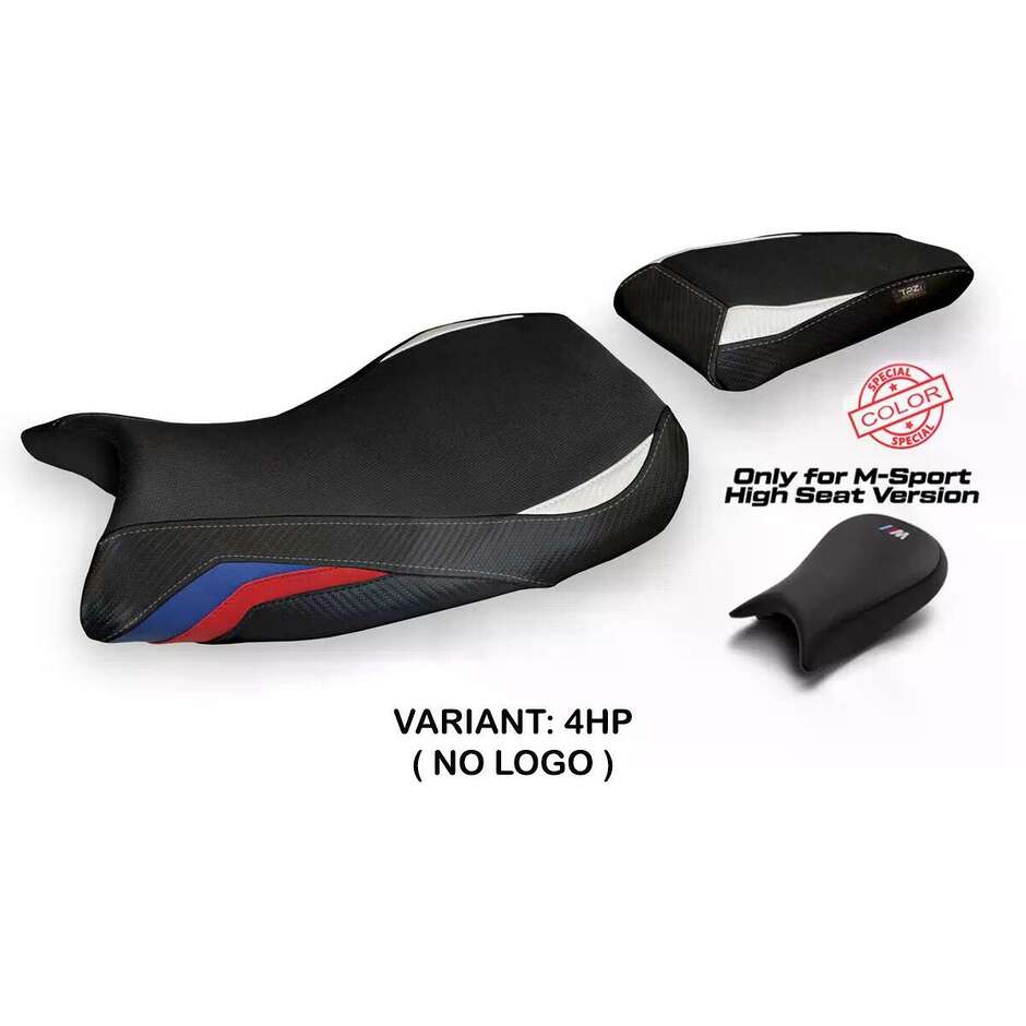 Housse de siège TPZ Italia spécifique pour BMW S 1000 R 2021-2025, modèle Petra