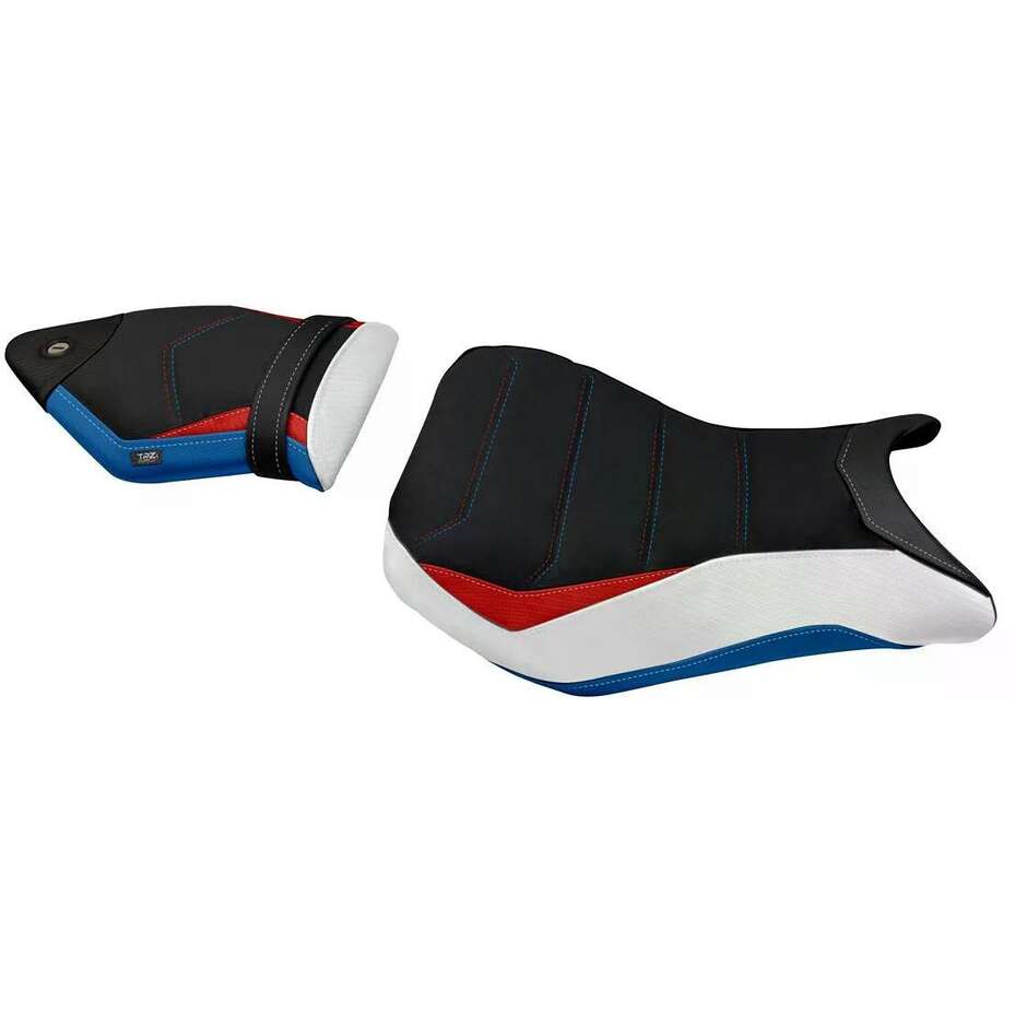 Housse de siège TPZ Italia spécifique pour BMW S 1000 R (modèles 2014-2020) avec système confort Spira 2