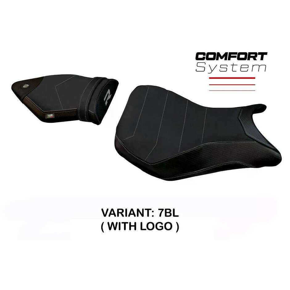 Housse de siège TPZ Italia spécifique pour BMW S 1000 R (modèles 2014-2020) avec système confort Spira 2