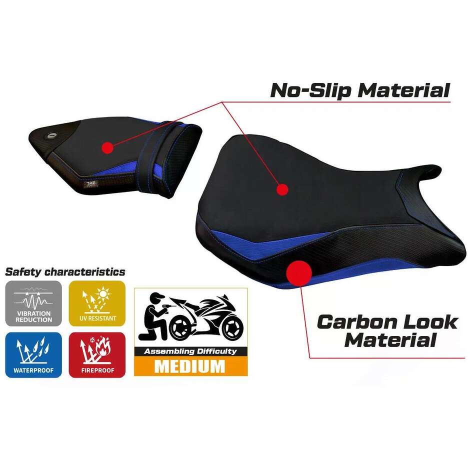 Housse de siège TPZ Italia spécifique pour BMW S 1000 R (modèles 2014-2020) Irbit
