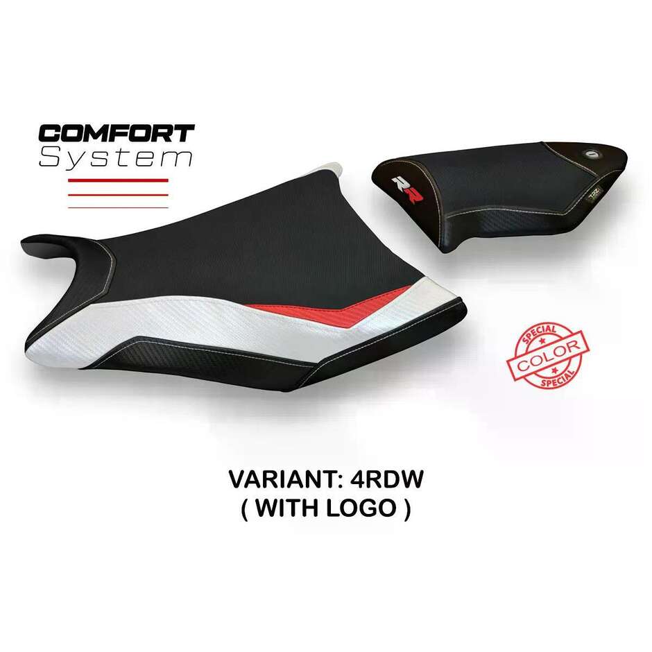 Housse de siège TPZ Italia spécifique pour BMW S 1000 RR 2009-2011, modèle Essen, couleur spéciale, système confort