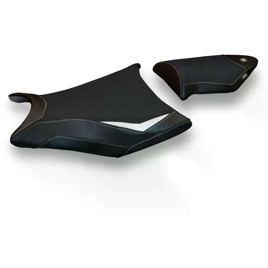 Housse de siège TPZ Italia spécifique pour BMW S 1000 RR (modèles 2009-2011), système Essen 2 Comfort.