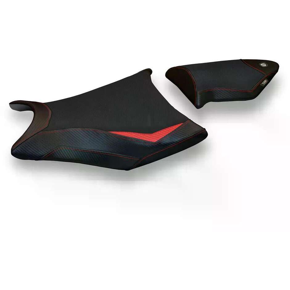 Housse de siège TPZ Italia spécifique pour BMW S 1000 RR (modèles 2009-2011), système Essen 2 Comfort.