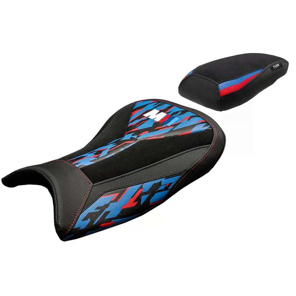 Housse de siège TPZ Italia spécifique pour BMW S 1000 RR (modèles 2019-2025), édition spéciale velours
