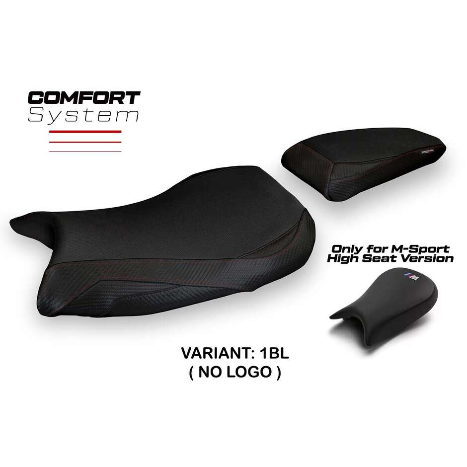 Housse de siège TPZ Italia spécifique pour BMW S 1000 RR MSport (modèles 2019-2025) Ganja 1 Comfort System