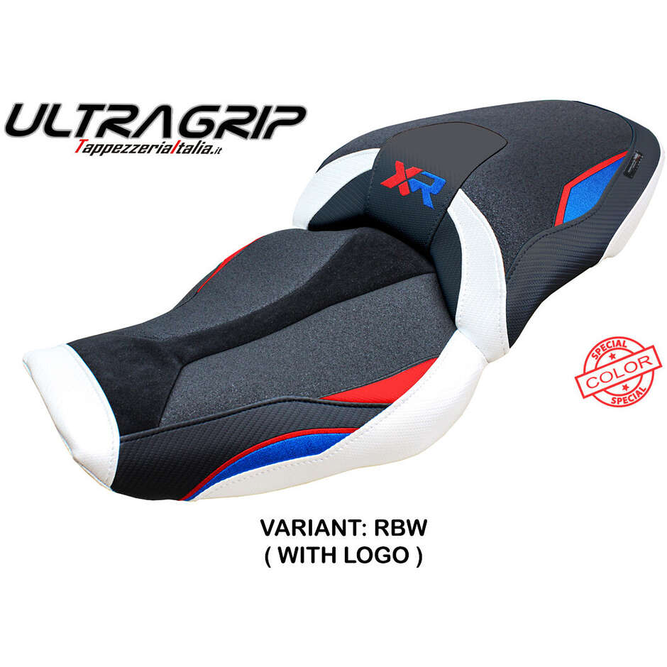 Housse de siège TPZ Italia spécifique pour BMW S 1000 XR 2024-2025, modèle Linz Ultragrip