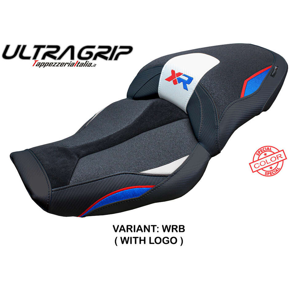 Housse de siège TPZ Italia spécifique pour BMW S 1000 XR 2024-2025, modèle Linz Ultragrip