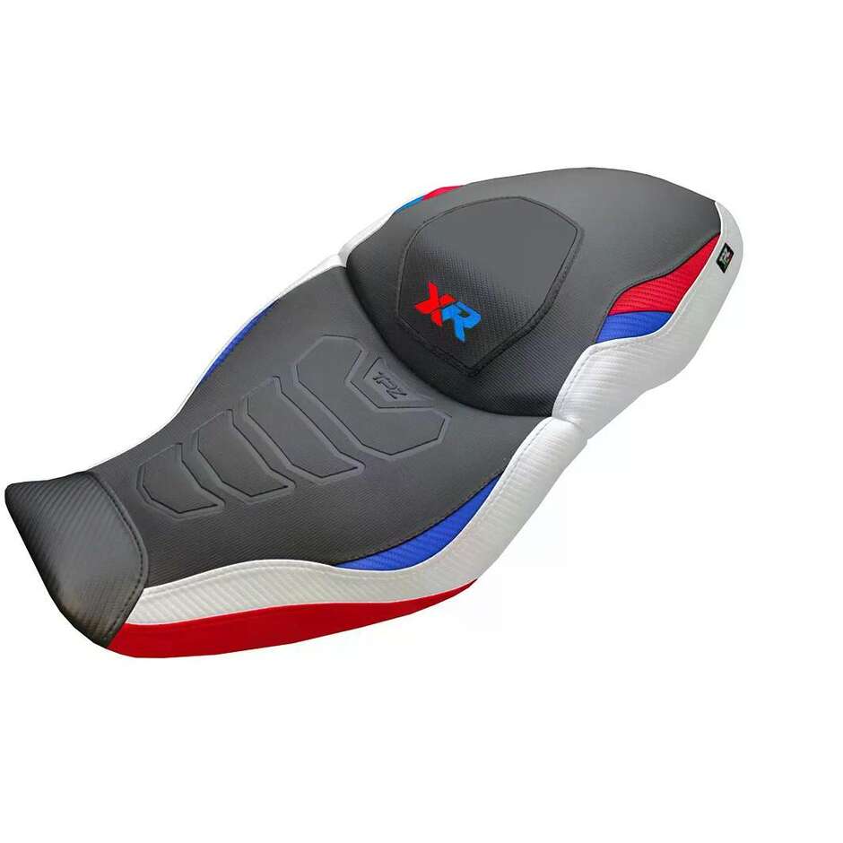 Housse de siège TPZ Italia spécifique pour BMW S 1000 XR modèle Dresden Comfort System Plus (2020-2023).