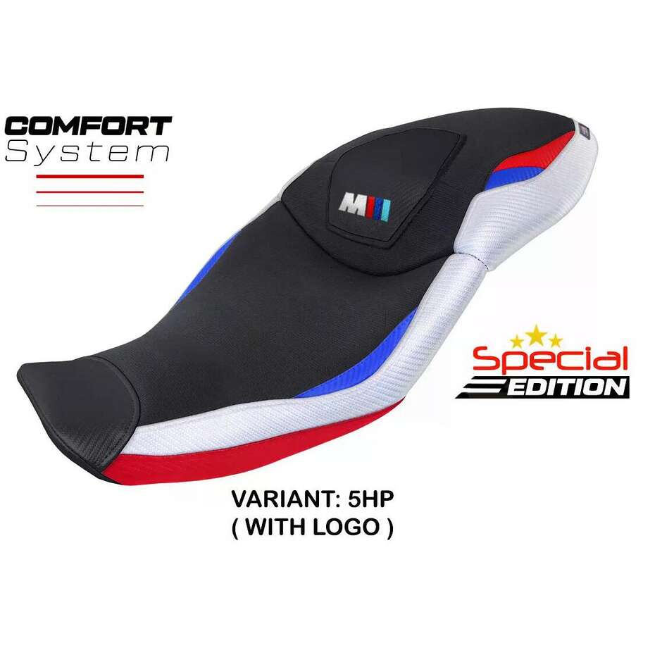 Housse de siège TPZ Italia spécifique pour BMW S 1000 XR (modèles 2020-2023), système de confort Dresden