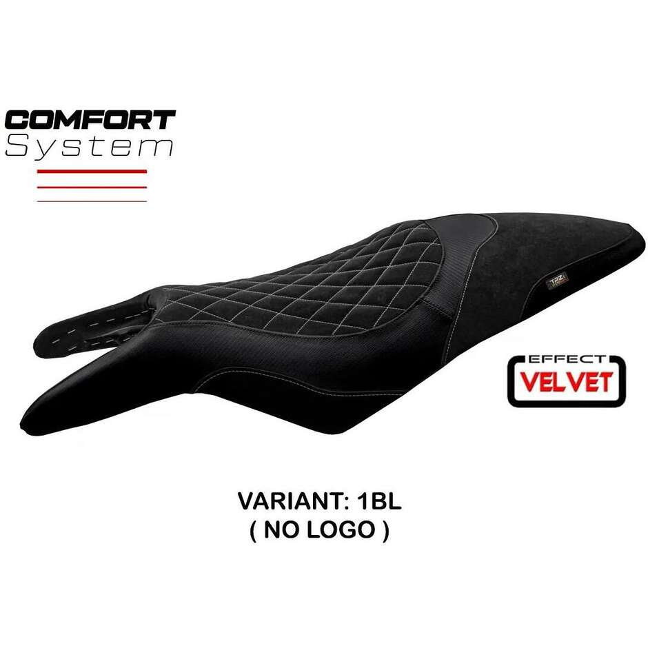 Housse de siège TPZ Italia spécifique pour Cagiva Raptor 6501000 (modèles 2000-2007) avec système de confort Eraclea