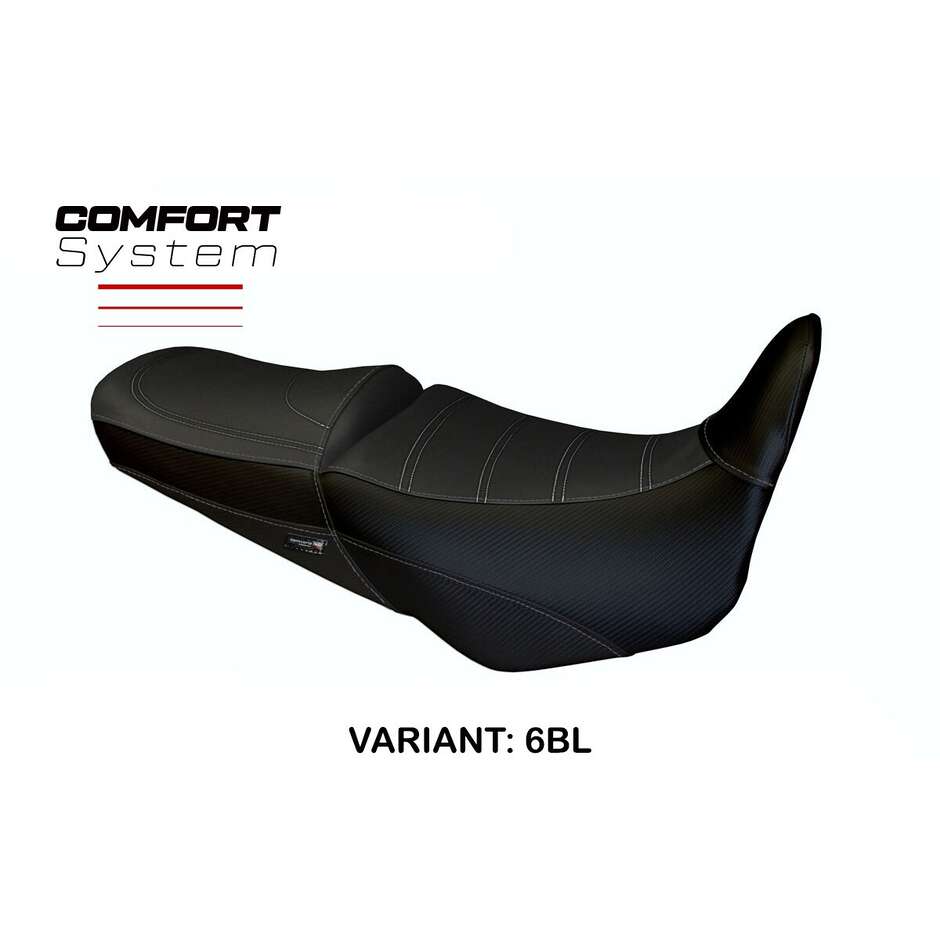 Housse de siège TPZ Italia spécifique pour Honda Varadero 1000 (modèles 1999-2011), système de confort Vigevano