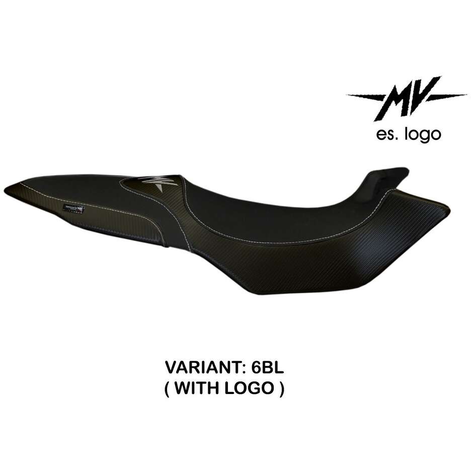 Housse de siège TPZ Italia spécifique pour MV Agusta Brutale 675 / 800 2012 - 2015 modèle Biella 2