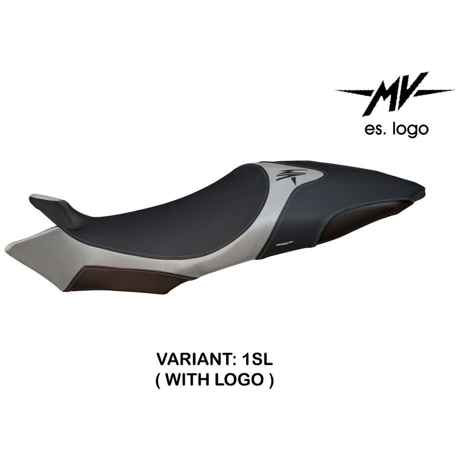 Housse de siège TPZ Italia spécifique pour MV Agusta Brutale 920 / 1090 / 1090R 2009 - 2015 Termoli Modèle 1