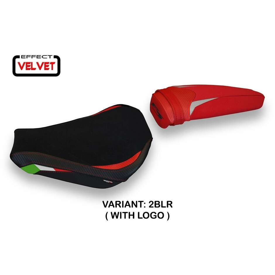 Housse de siège TPZ Italia spécifique pour MV Agusta F3 2012-2025 modèle Milazzo Velvet