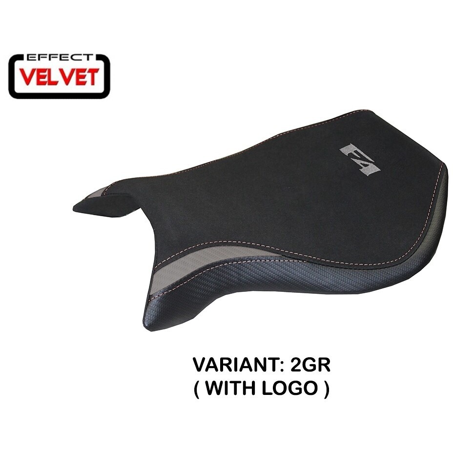 Housse de siège TPZ Italia spécifique pour MV Agusta F4 (modèles 1999-2009), coloris Laila Velvet