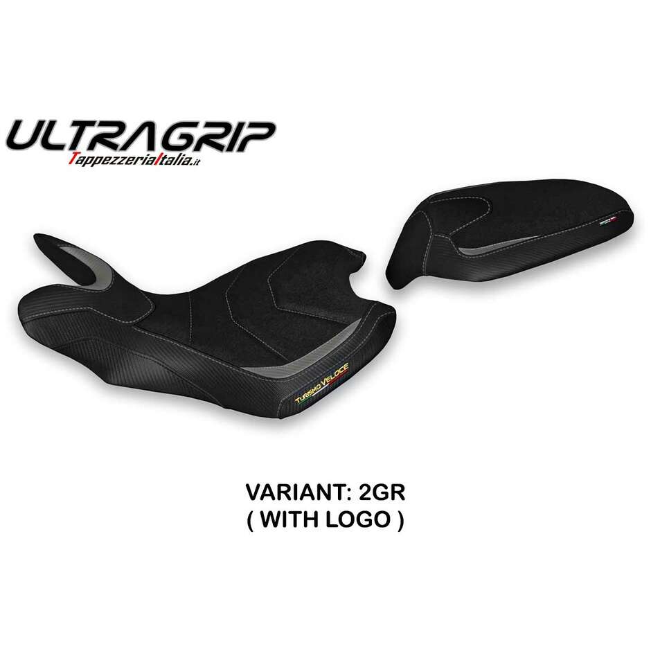 Housse de siège TPZ Italia spécifique pour MV Agusta Turismo Veloce 2021-2025 modèle Zuata Ultragrip