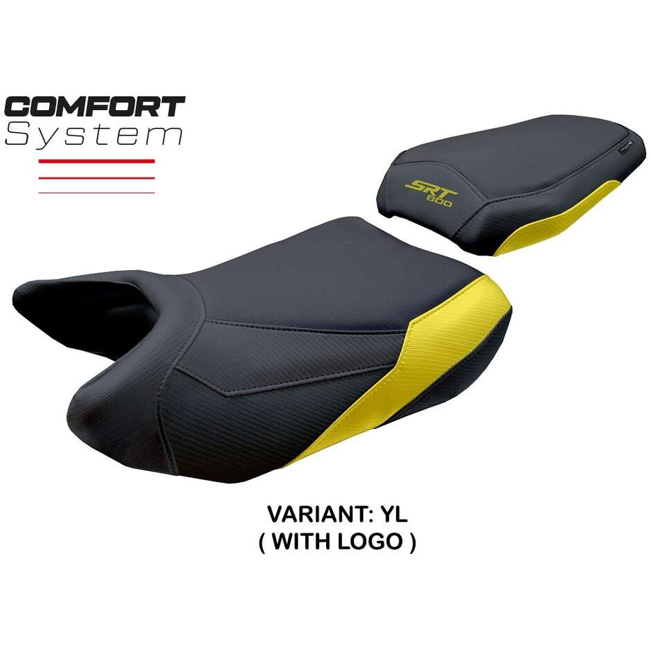 Housse de siège TPZ Italia spécifique pour QJ Motor SRT 800 X / S / SX (modèles 2023-2025) - Système de confort Wuhai