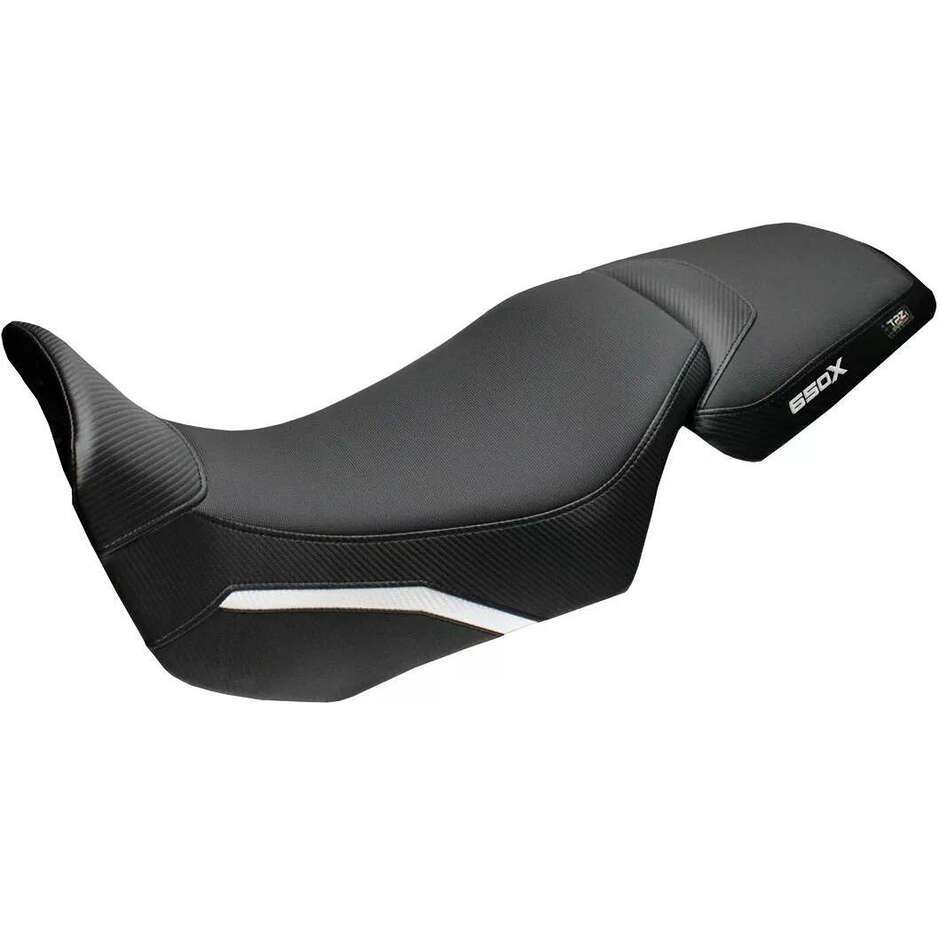 Housse de siège TPZ Italia spécifique pour QJ Motor SVT 650 X, modèle 2024-2026, système de confort Xintai