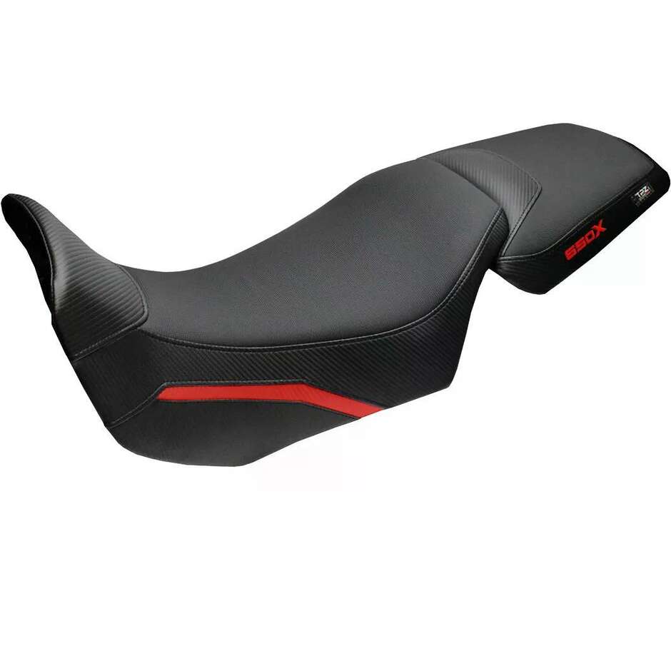 Housse de siège TPZ Italia spécifique pour QJ Motor SVT 650 X modèle Xintai 2024-2026