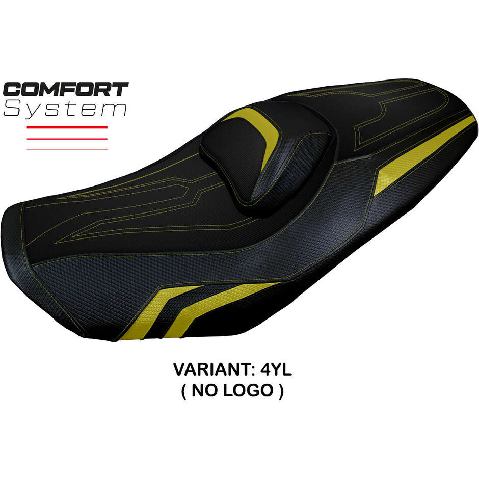 Housse de siège TPZ Italia spécifique pour Yamaha T-Max 560 (modèles 2022-2025) avec système de confort Kira