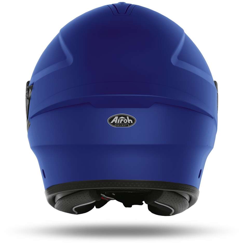 HPC Double Visor Jet Motorcycle Helmet Airoh H.20 Matt Blue Color