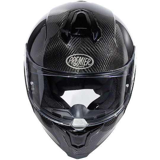 HYPER Carbon Polished Premier Integral Carbon Motorcycle Helmet