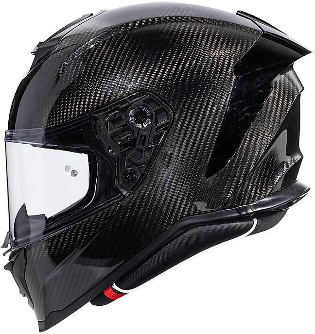 Visière Helmet steel Carbon/X-Pro VTR Rouge/Blanc 