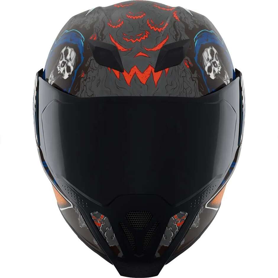 Icon AIRFLITE Trick or Street 4 Full Face Motorcycle Helmet Black