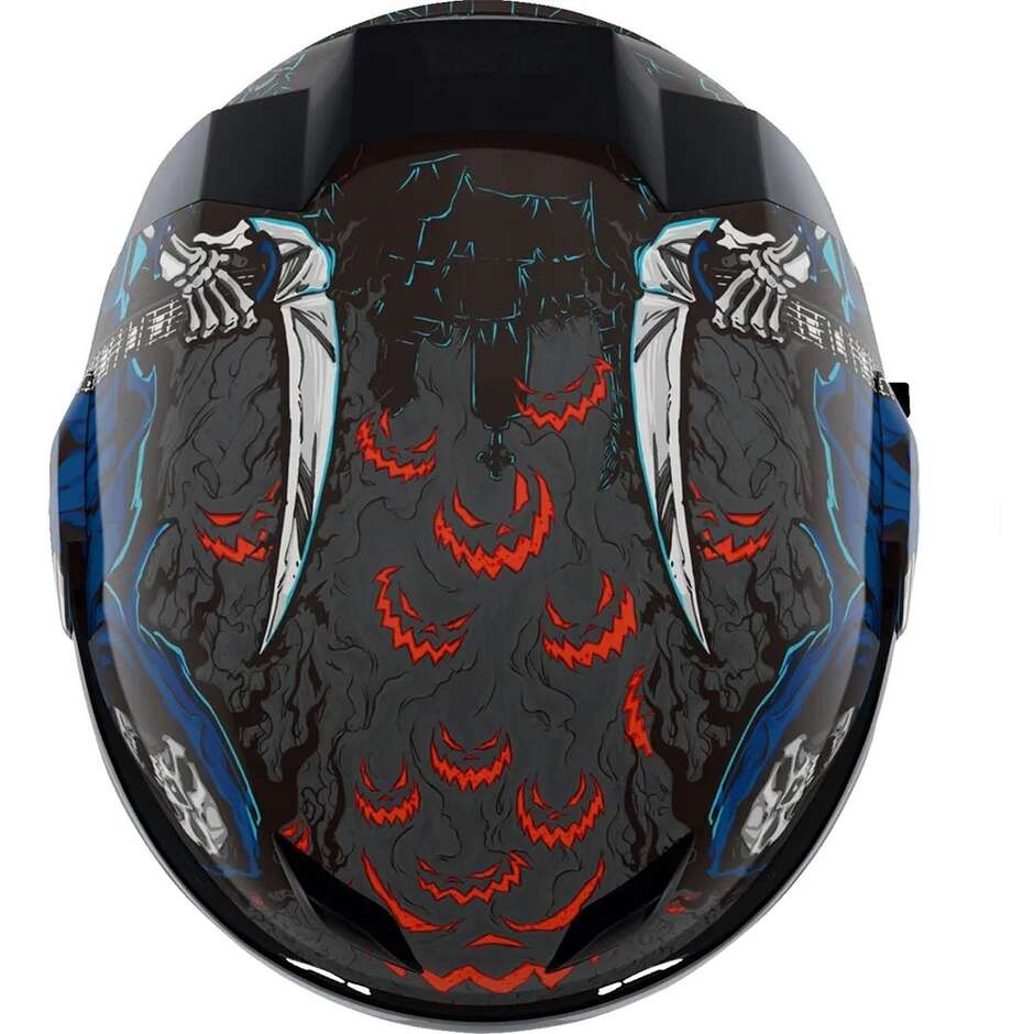 Icon AIRFLITE Trick or Street 4 Full Face Motorcycle Helmet Black
