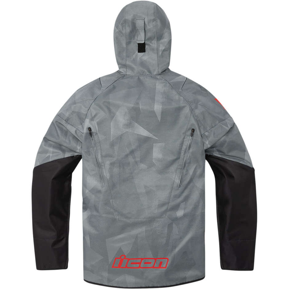 Icon AIRFORM BATTLESCAR Gray Fabric Motorcycle Jacket
