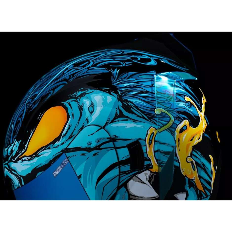 Icon AIRFORM Mips Manik'RR Full Face Motorcycle Helmet Blue