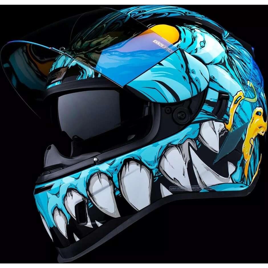 Icon AIRFORM Mips Manik'RR Full Face Motorcycle Helmet Blue