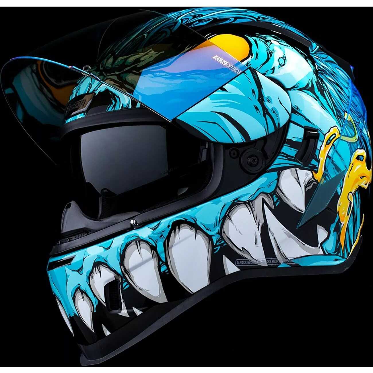 Icon AIRFORM Mips Manik'RR Full Face Motorcycle Helmet Blue For
