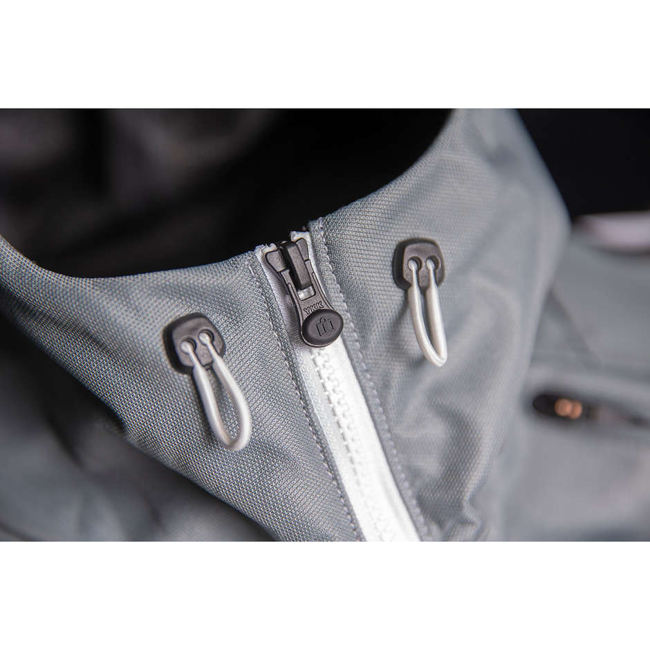 Icon AIRFORM RETRO Gray Fabric Motorcycle Jacket