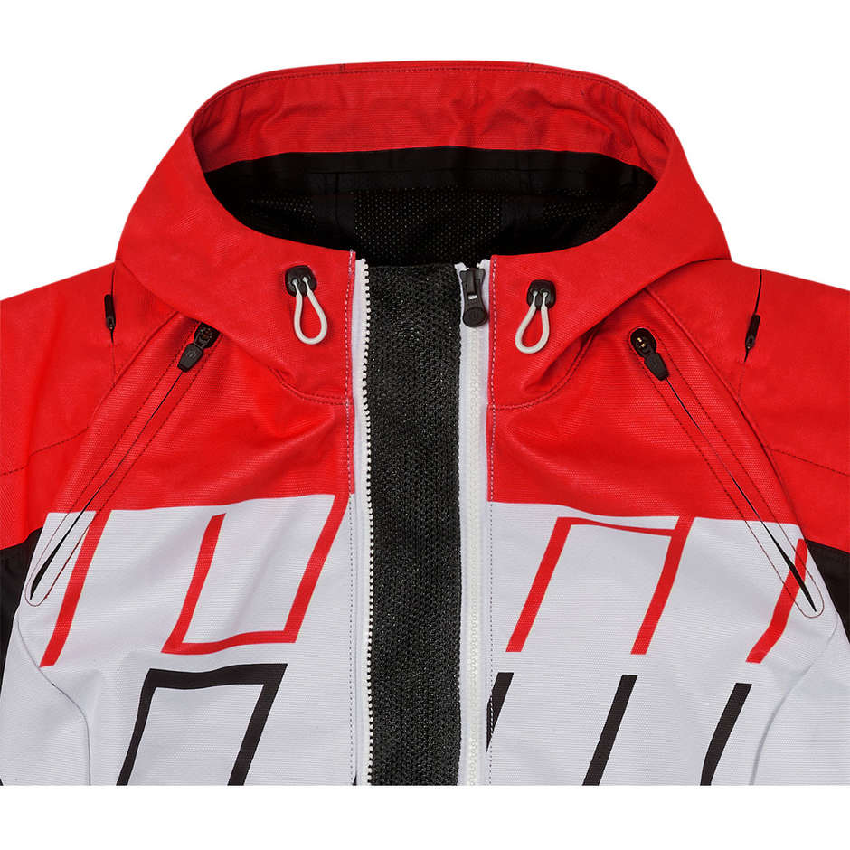 Icon AIRFORM RETRO Red Fabric Motorcycle Jacket