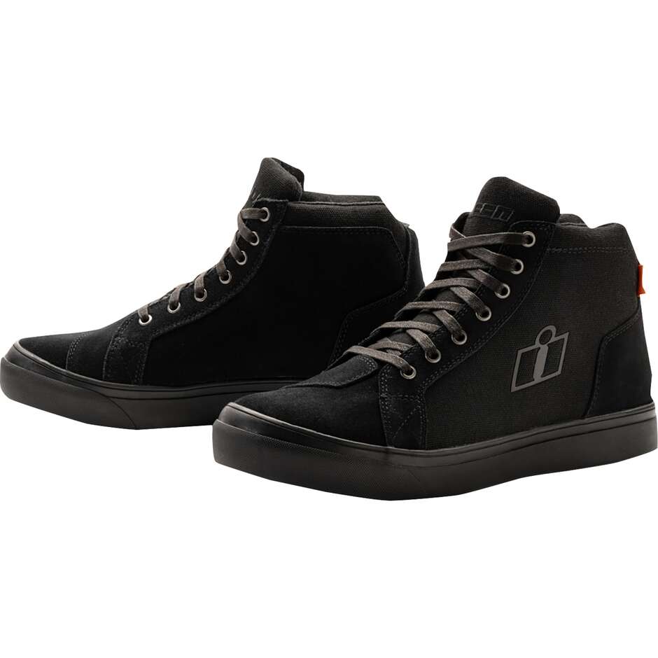 Icon CARGA CE Stealth Casual Motorcycle Sneaker