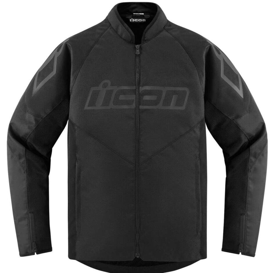 Icon HOOLIGAN CE Fabric Motorcycle Jacket Black