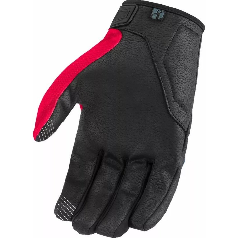 Icon HOOLIGAN CE Motorcycle Gloves Free Shipping Blue