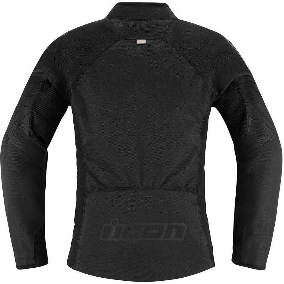 Icon HOOLIGAN CE Women's Motorcycle Jacket in Black Fabric