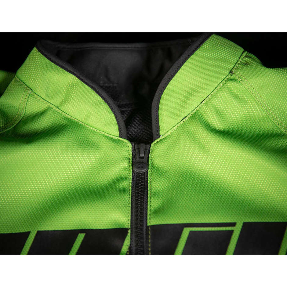 Icon HOOLIGAN Green Fabric Motorcycle Jacket