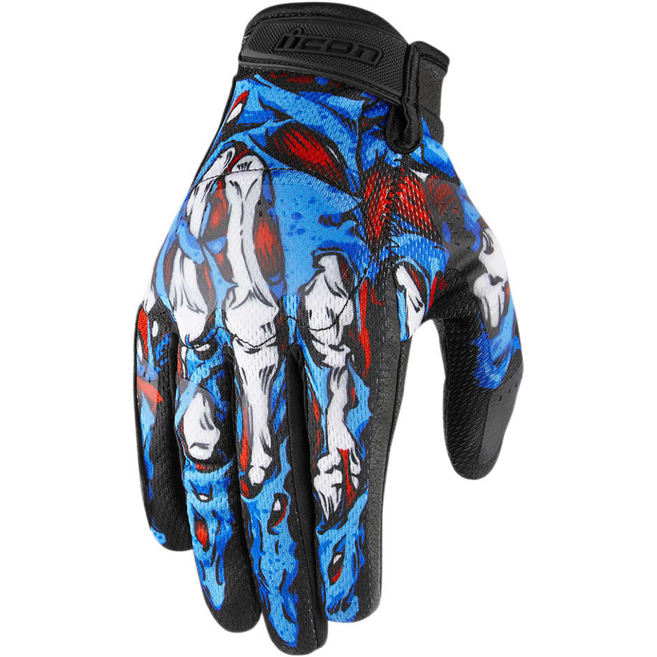Icon HOOLIGAN Subdermal Sport Fabric Motorcycle Gloves