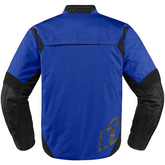 Icon KONFLICT Blue Fabric Motorcycle Jacket